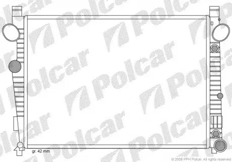 Радіатор охолодження Polcar 5025082X