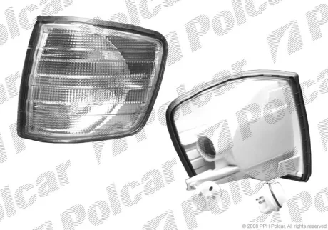 Указатель поворота передний | MERC.W126(S-KL.),80- Polcar 5026205E