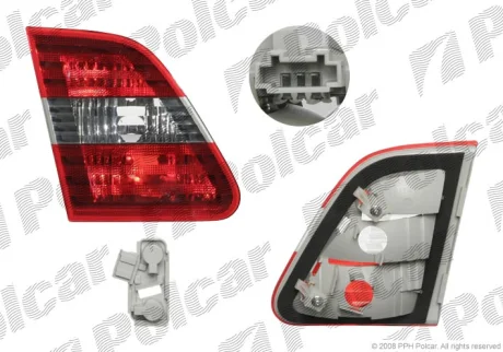 Ліхтар задній | B-KLASSE, W245 05-11 Polcar 5035883S