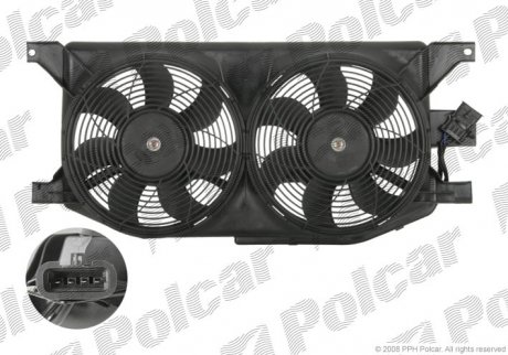 Вентилятор радиатора Polcar 504423W2
