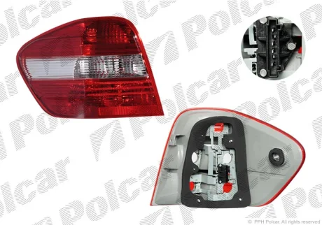 Фонарь задний | ML-KLASSE(W164), 05- Polcar 5045881E