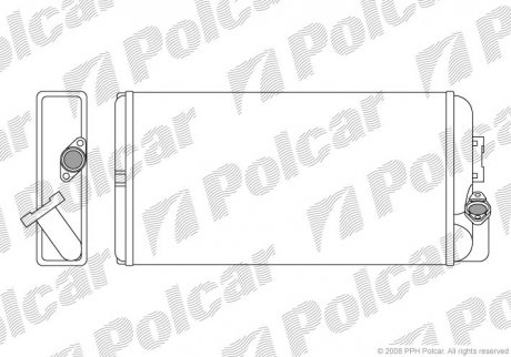 Радиатор печки Polcar 5053N81