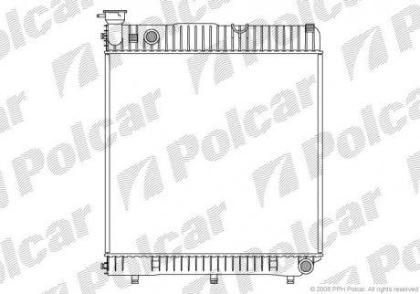 Радиатор охлаждения Polcar 5061082 (фото 1)