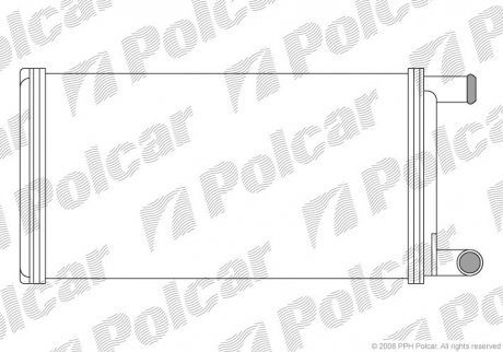 Радіатор пічки Polcar 5061N82