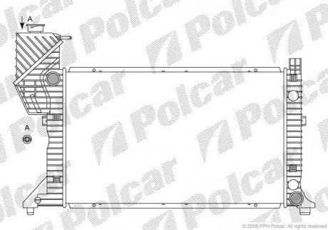 Радіатор охолодження Polcar 5062083 (фото 1)