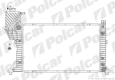 Радіатори охолодження SPRINTER 95- Polcar 5062084