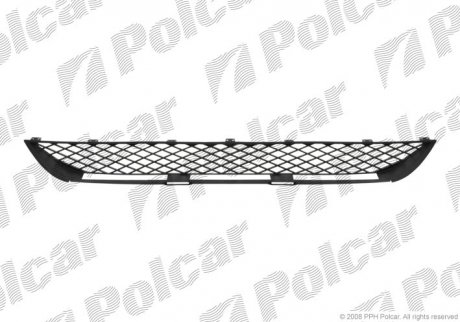 Решетка бампера переднего центральная Polcar 506527