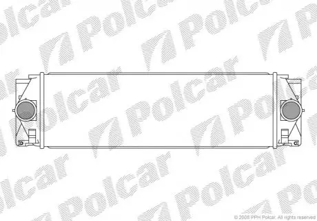 Радиатор воздуха (интеркулер) Polcar 5065J81X