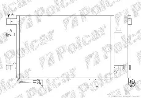Радіатор кондиціонера Polcar 5065K82X