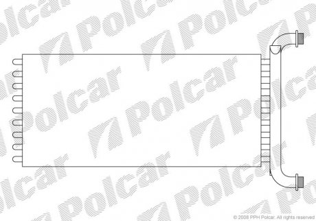 Радиатор печки Polcar 5065N81X (фото 1)