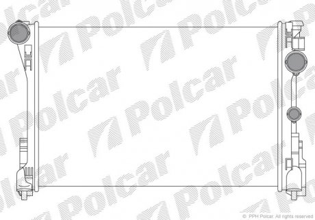 Радіатор охолодження Polcar 5070081 (фото 1)