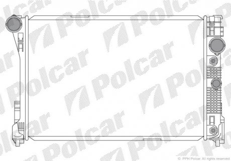 Радиатор охлаждения Polcar 5070083