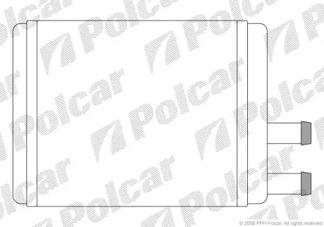 Радіатор обігріву Polcar 5100N81