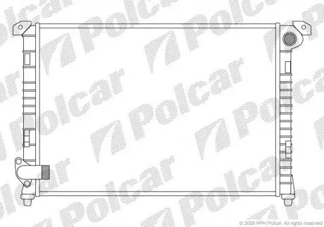 Радиатор охлаждения Polcar 5101081