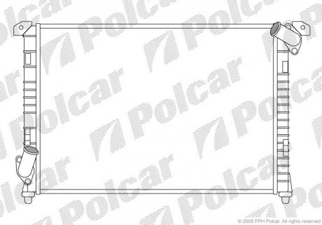 Радиатор охлаждения Polcar 5101082