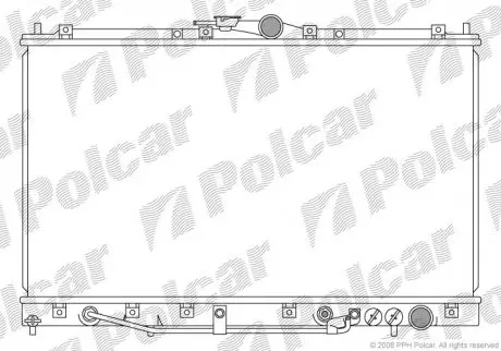 Радиатор охлаждения Polcar 5207082