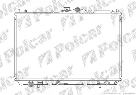 Радиатор охлаждения Polcar 5210082 (фото 1)