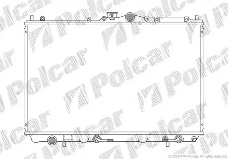 Радиатор охлаждения Polcar 5210082