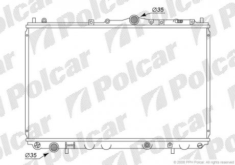 Радіатор охолодження Polcar 5210083