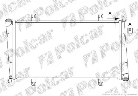 Радиатор охлаждения Polcar 5210084
