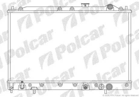 Радіатори охолодження COLT/LANCER 84-92 Polcar 5216083