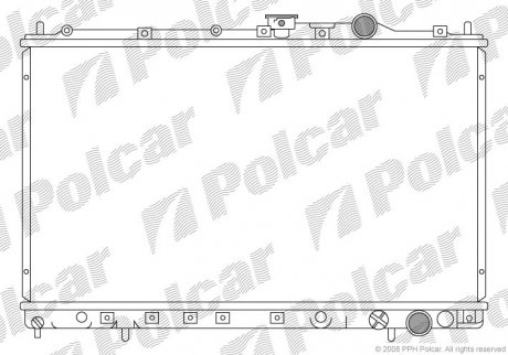 Радиатор охлаждения Polcar 5220081 (фото 1)