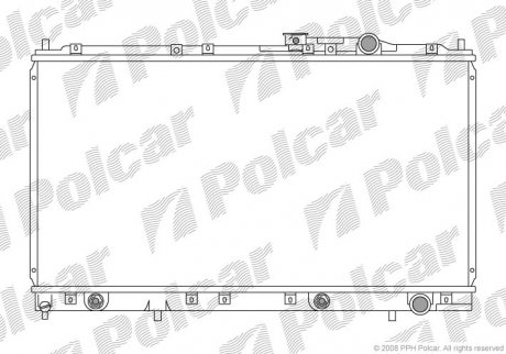 Радіатор охолодження Polcar 5221085