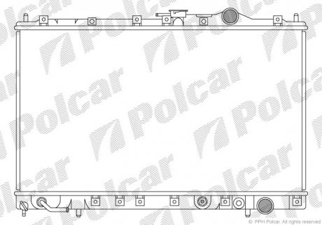 Радиатор охлаждения Polcar 5230084