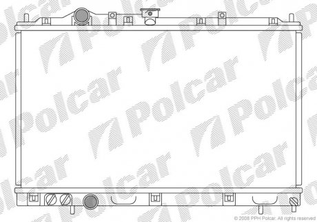 Радиатор охлаждения Polcar 5231081