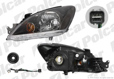 Фара основна | MITSUB. LANCER, 03- Polcar 5233094E
