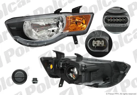 Фара основна | COLT, 10.08- Polcar 524210U