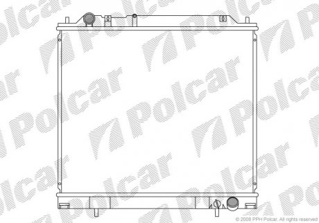 Радіатор охолодження Polcar 5250081