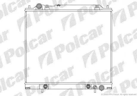 Радиатор охлаждения Polcar 5250082