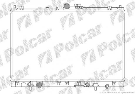 Радіатор охолодження Polcar 5252081