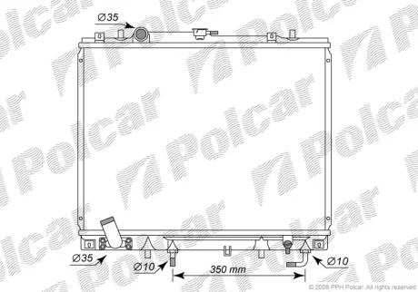 Радіатори охолодження | PAJERO SPORT I (K7_, Polcar 5273082K