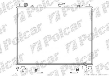 Радіатор охолодження Polcar 5274083 (фото 1)