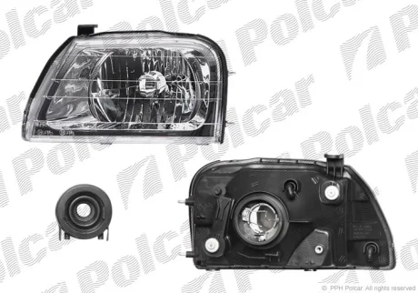 Фара основна | L200, 06.96- Polcar 5277091E