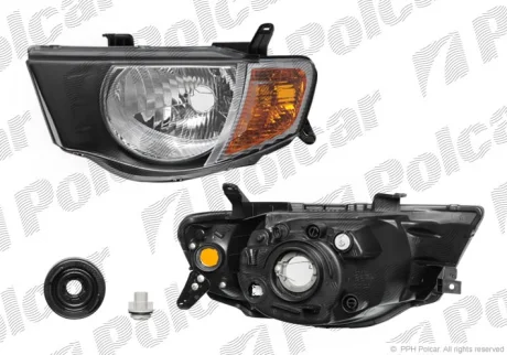 Фара основная | L200, 12.05- Polcar 5279103E