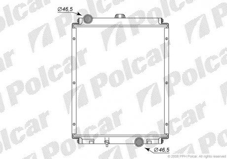 Радиатор охлаждения Polcar 5295081