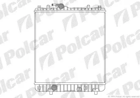 Радиатор охлаждения Polcar 5503082