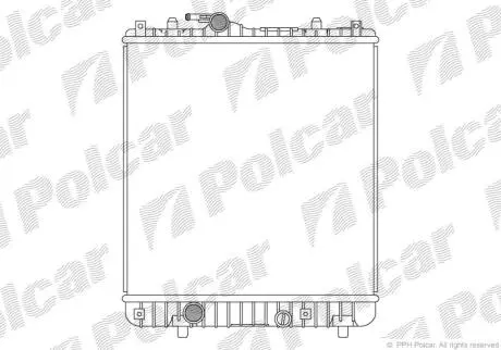 Радіатор охолодження Polcar 5503082X