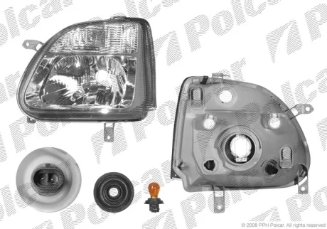 Фара основна | OPEL AGILA, 01-08 Polcar 5503101E