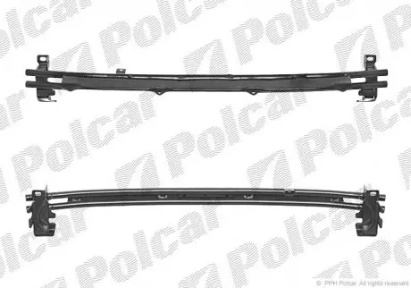 Усилитель бампера Polcar 5506073