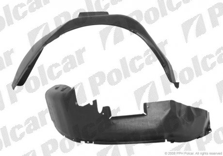 Подкрылок Polcar 5507FL1 (фото 1)