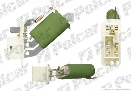 Резистор вентилятора Polcar 5507KST2
