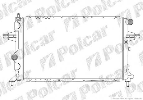Радіатор основний Polcar 5508084
