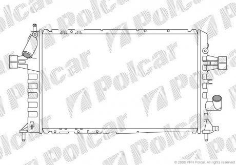 Радиатор охлаждения Polcar 5508085