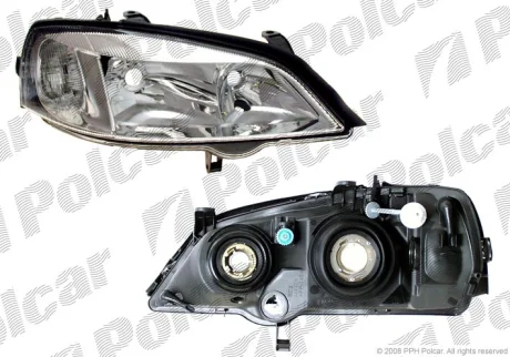 Фара основна | OPEL ASTRA G, 98- Polcar 5508090E