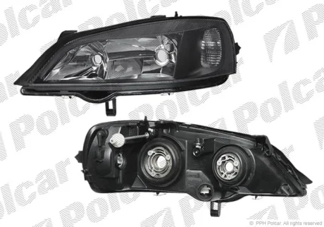 Фара основна | OPEL ASTRA G, 98- Polcar 5508104E