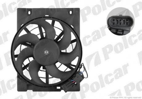 Вентилятор радиатора Polcar 550823W1